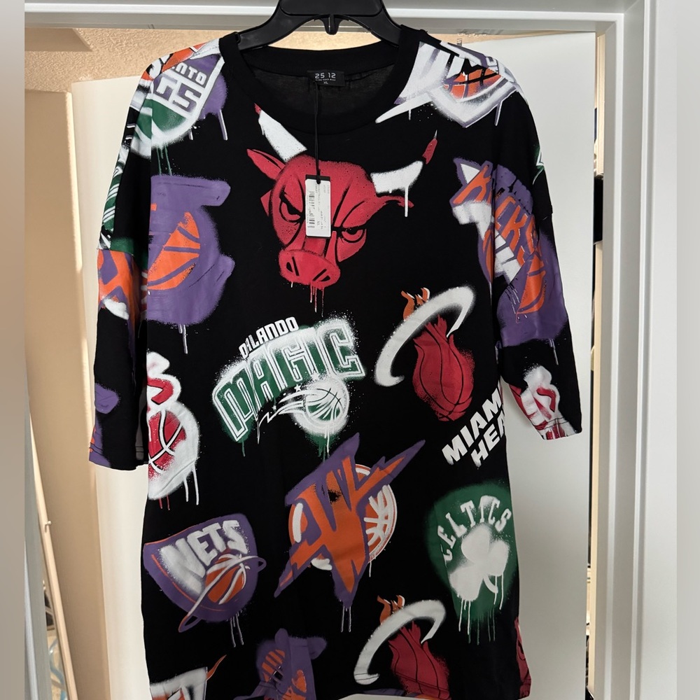 NBA graffiti shirt
